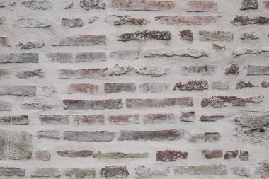 close-up shot of ancient brick wall for background clipart