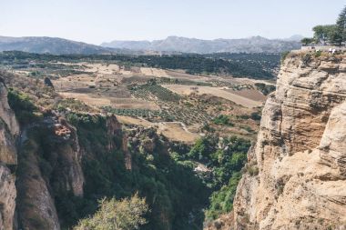 tepeler ve dağlar, ronda, İspanya ile güzel manzara