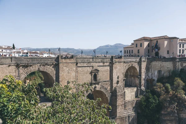 Scenic view of Puente Nuevo bridge in Ronda, spain — Stock Photo