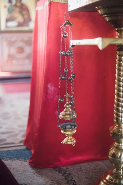 Censer in the church in natural light — Stock Photo, Image