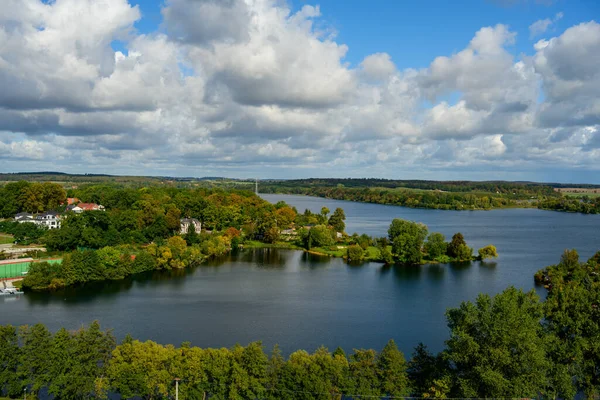 Utsikt Över Ett Vackert Landskap Mecklenburg Lake District Nära Waren — Stockfoto