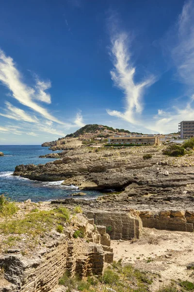 Vakantie Appartementen Aan Kust Van Het Spaanse Balearen Eiland Mallorca — Stockfoto