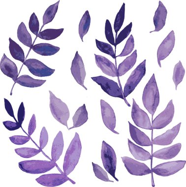 Lila suluboya beyaz arka plan üzerinde bırakır