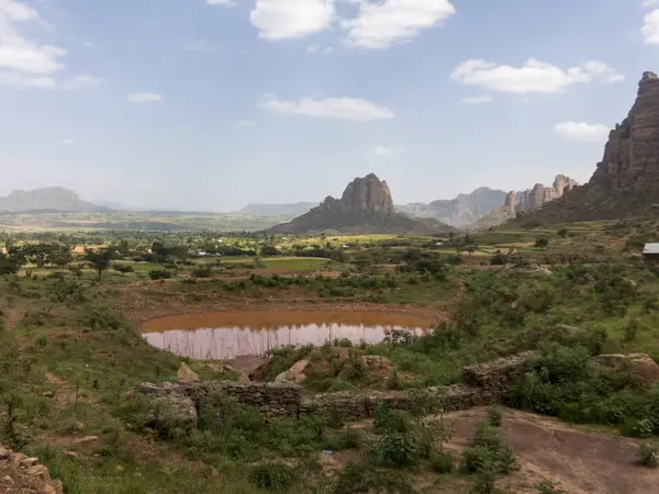 Gheralta yatay yağmur sonra