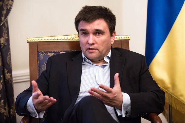 Foreign Affairs Minister of Ukraine Pavlo Klimkin.