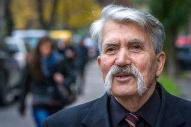 Ukrainian politician and Soviet dissident Levko Lukyanenko clipart