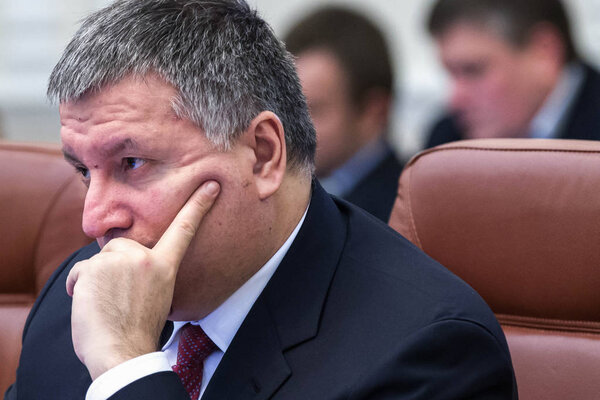 Minister of Interior Affairs of Ukraine Arsen Avakov during the meeting of the Cabinet of Ministers in Kiev, Ukraine. February 8, 2017.