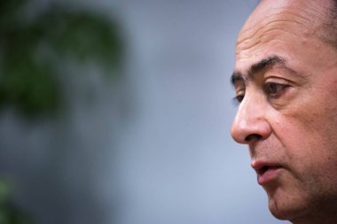 Kafa Avrupa Birliği'nin temsilci seçme için Ukrayna Hugues Mingarelli Kiev, Ukrayna bir brifing sırasında. 2 Aralık 2016.