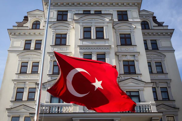 Ambasada Turcji w Kijowie. — Zdjęcie stockowe
