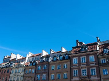 Varşova, Polonya - 22 Nisan 2018: Old Town, Varşova, Polonya.