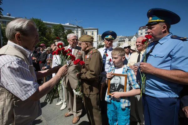 Kiev Ukrayna Haziran 2015 Nsanlar Ölümsüz Alayın Memorial Gösteri Merkezi — Stok fotoğraf