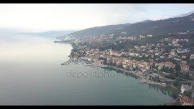 Volosko Köyü, Hırvatistan, hava görünümü