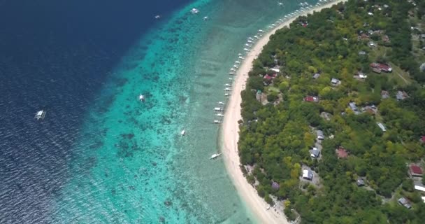 巴里卡萨岛 菲律宾 从空中平移 — 图库视频影像