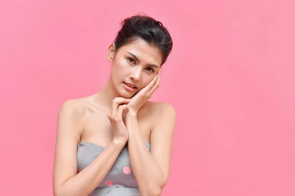 Il concetto di sana bella donna. Belle donne tenere hea — Foto Stock