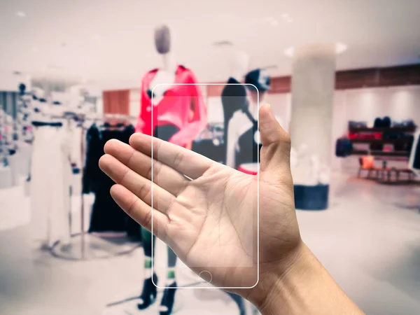 stock image blurred photo, Blurry image,People shopping in  Department Store