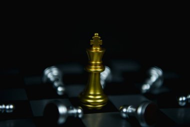 Liderlik kavramları. Satranç bir liderdir. Satranç karşılaştırarak bir st olduğunu