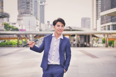 Spor oynarken kavramı iş adamları, işadamları için golf oynamak.