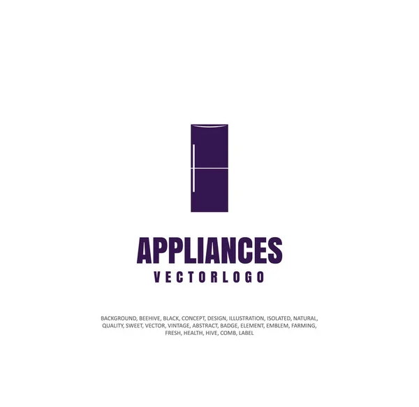 Household appliances icons, object silhouette. Vector illustration — Stock Vector