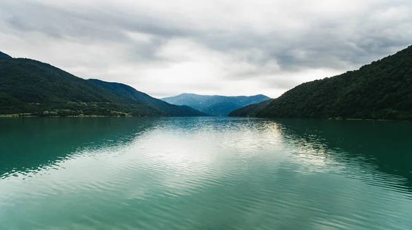 Georgian mountains and river