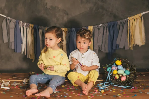 Soeur et frère — Photo de stock