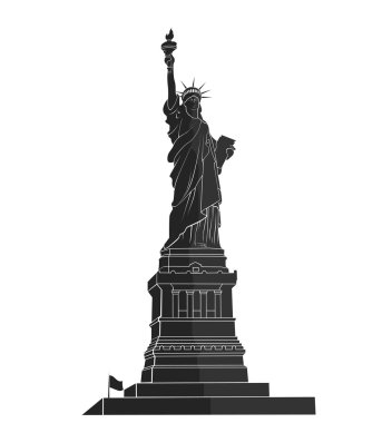Özgürlük heykeli. New York landmark.
