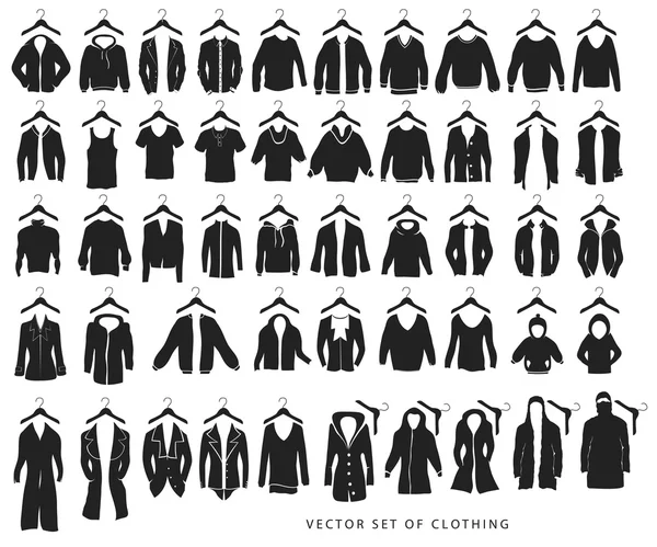 Vector set of clothing — Stock Vector