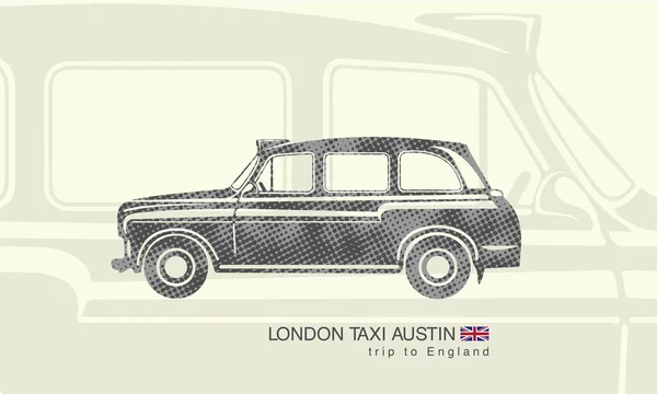 Logo taxi londonien — Image vectorielle