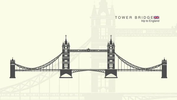 London tower bridge — Stockový vektor