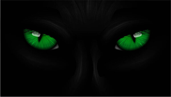 green eyes black Panther 
