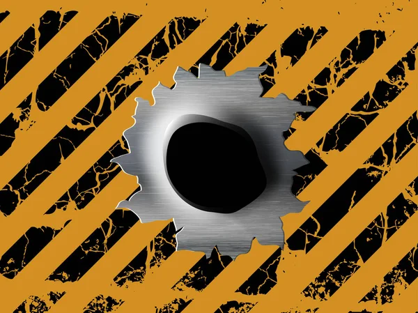 Un trou de balle — Image vectorielle