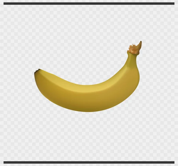 Symbolfarbe Banane — Stockvektor