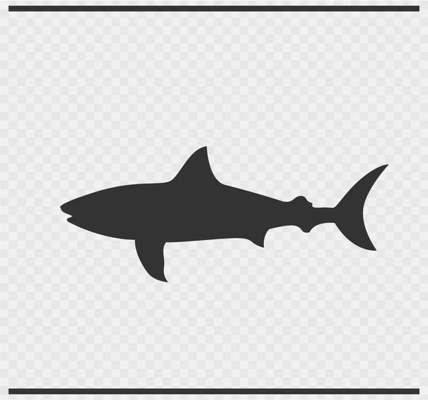Fish icon black color — Stock Vector