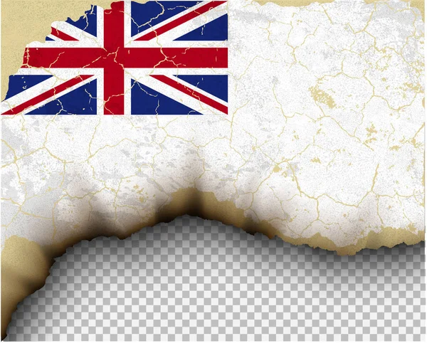 Cracked Australia Flag Transparent Background — Stock Vector