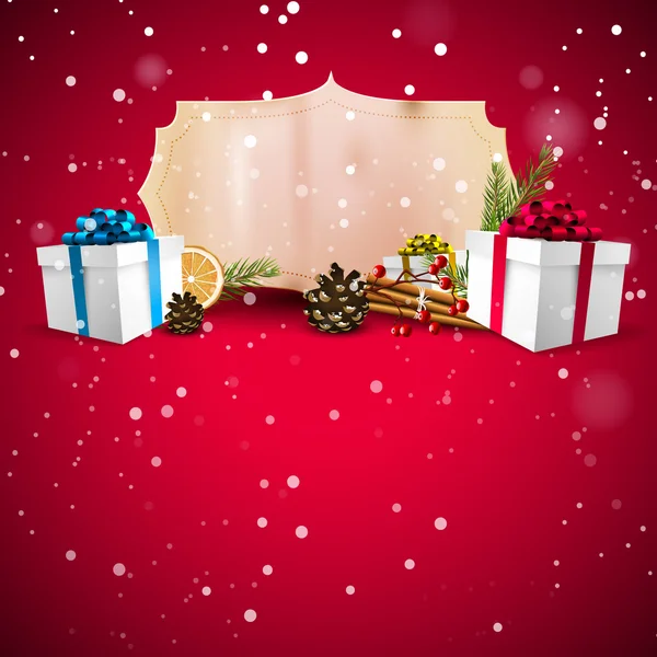 Noël fond vide — Image vectorielle