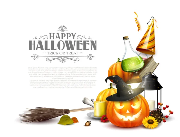 Halloween háttér szöveg helye — Stock Vector