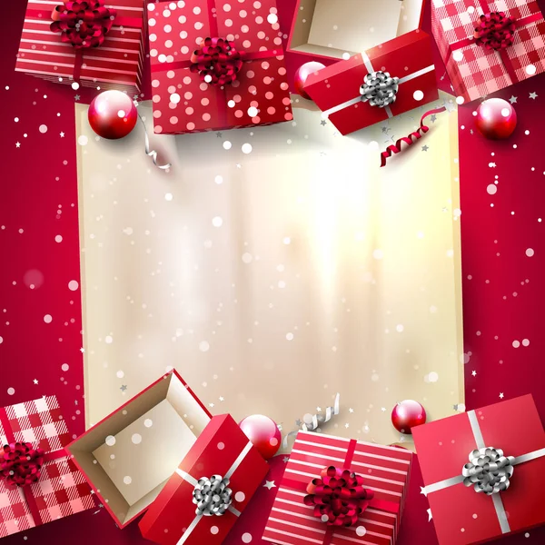 Nowoczesne karty z pozdrowieniami Boże Narodzenie — Wektor stockowy