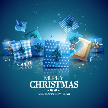 Noel lüks tebrik kartı