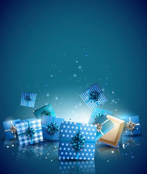 Luxusní Vánoční blahopřání — Stockový vektor