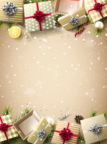 圣诞豪华背景 — 图库矢量图片