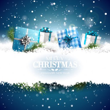 lüks Noel tebrik kartı