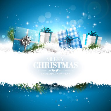 lüks Noel tebrik kartı