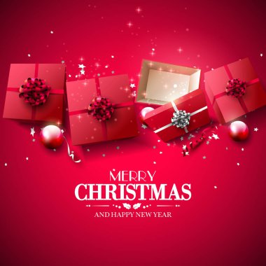 lüks Noel tebrik kartı