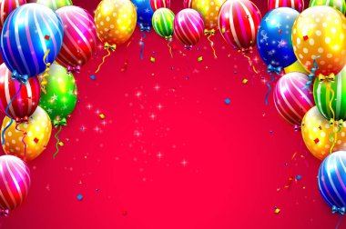 Doğum günü tebrik kartı şablonu