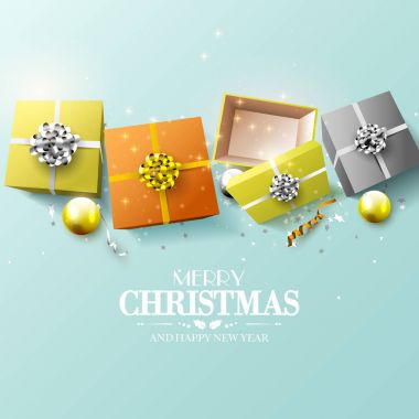 Modern tasarım Noel tebrik kartı