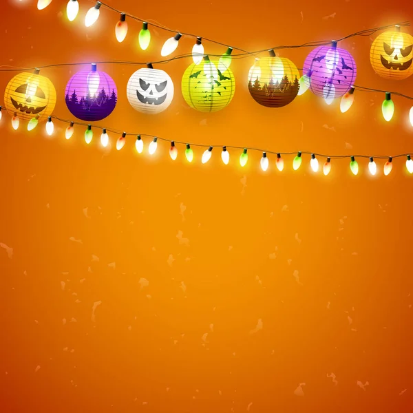 Hintergrund der Halloween-Party — Stockvektor