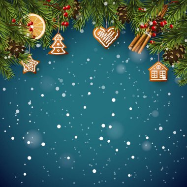 Geleneksel Noel arka plan