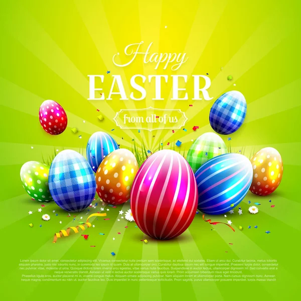 Luxury Easter template Vector Graphics