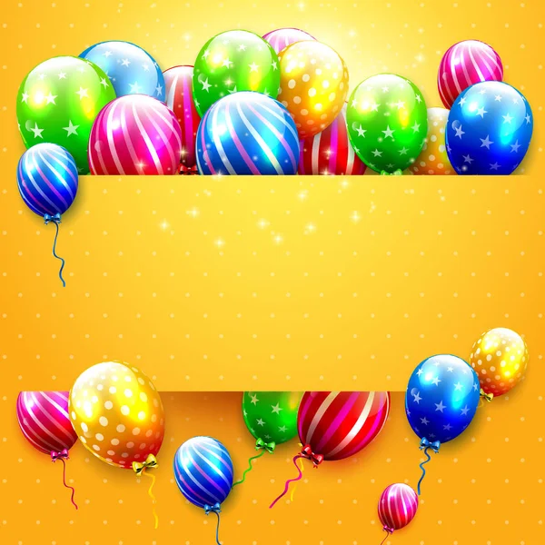 Luxusní party balónky — Stockový vektor