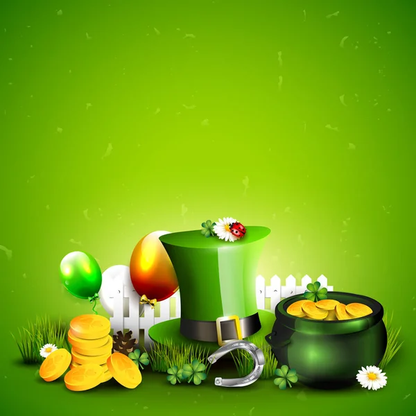 St. Patrick's Day szablonu — Wektor stockowy