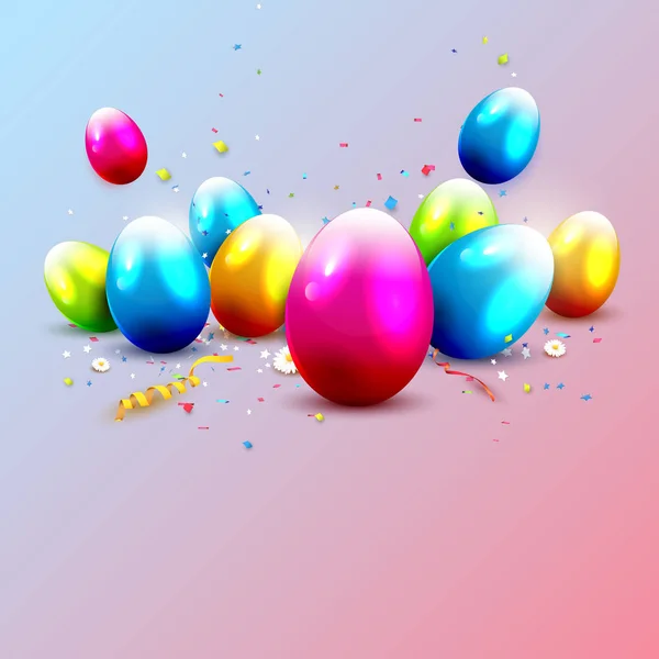 Modern Easter greeting card — Stock Vector